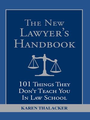 cover image of The New Lawyer's Handbook